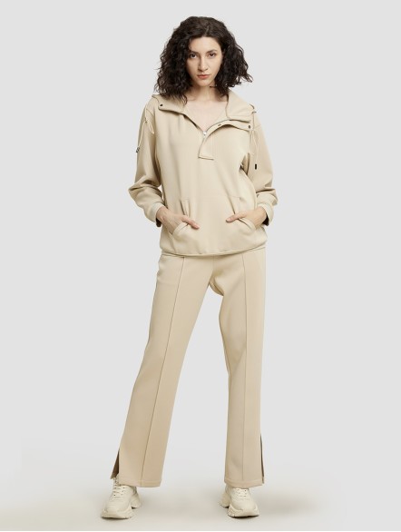 Zip-up Neck Hoodie Zip-up Neck Hoodie