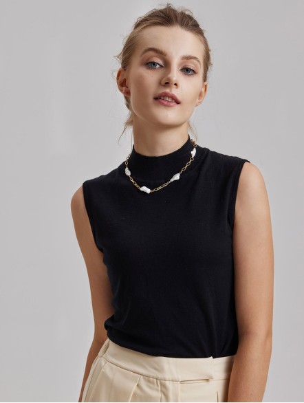 Irregular Chain Pearl Necklace Irregular Chain Pearl Necklace