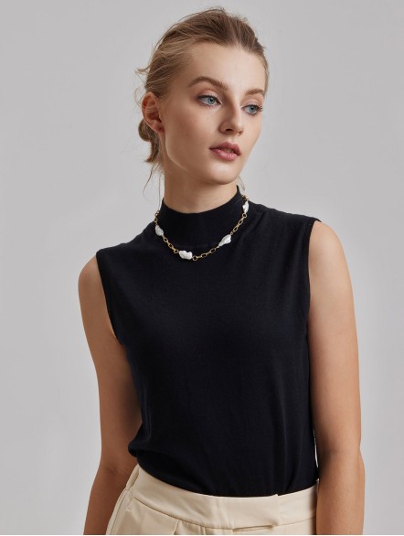 Irregular Chain Pearl Necklace Irregular Chain Pearl Necklace