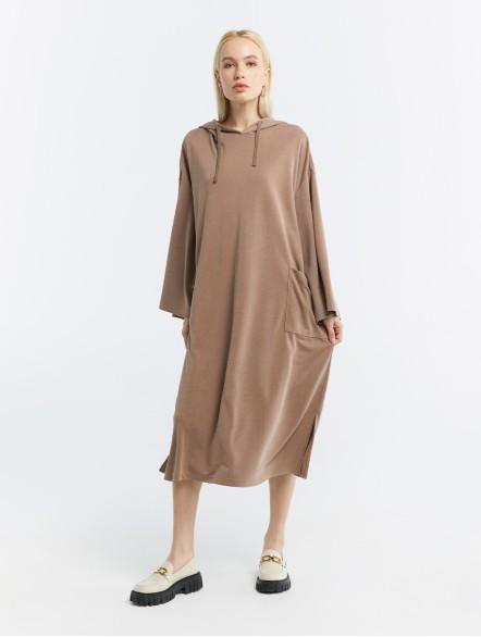 Long Hooded Dress Long Hooded Dress