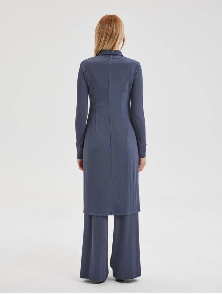 Fitted Ribbed-Knit Dress Fitted Ribbed-Knit Dress