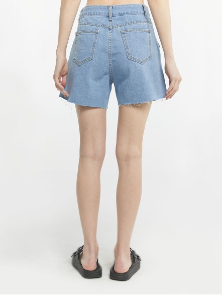 High Waist Denim Shorts High Waist Denim Shorts