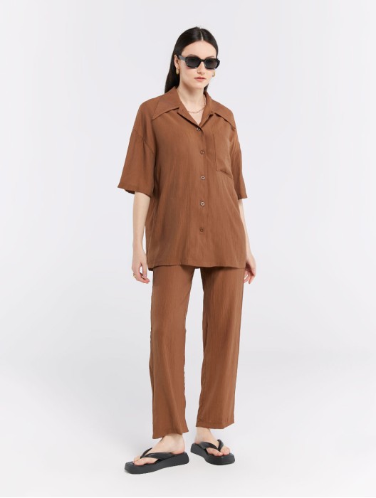 Half Sleeve Shirt & Pants Set