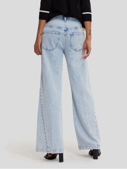 Wide-leg Light Washed Jeans Wide-leg Light Washed Jeans