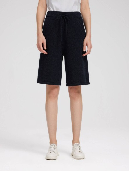 Knit Knee-length Shorts Knit Knee-length Shorts