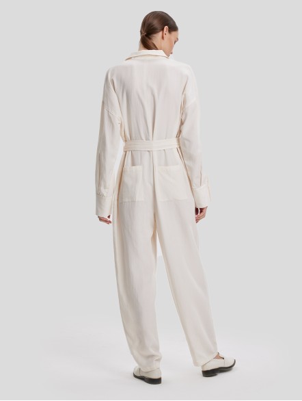 Straight Belted Jumpsuit Straight Belted Jumpsuit