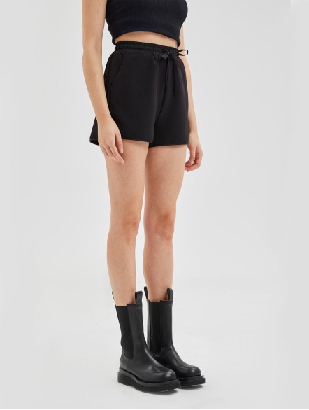 Drawstring High-Rise Shorts Drawstring High-Rise Shorts