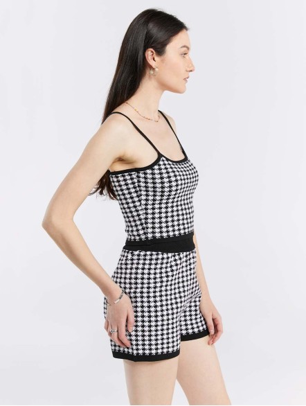Houndstooth Top & Shorts Set Houndstooth Top & Shorts Set