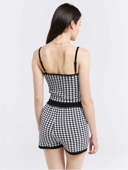 Houndstooth Top & Shorts Set Houndstooth Top & Shorts Set