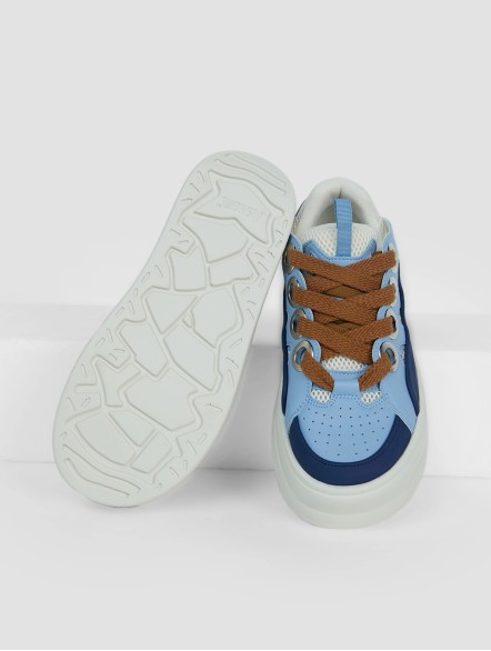 Mesh Color Blocking Muffin Sneakers Mesh Color Blocking Muffin Sneakers