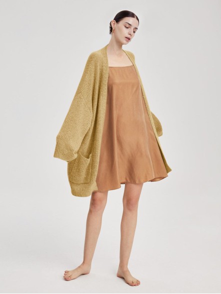 Oversized Camel Hair Blend Cardigan Oversized Camel Hair Blend Cardigan