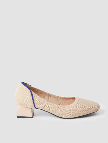 Square Toe Knitted Pumps Square Toe Knitted Pumps