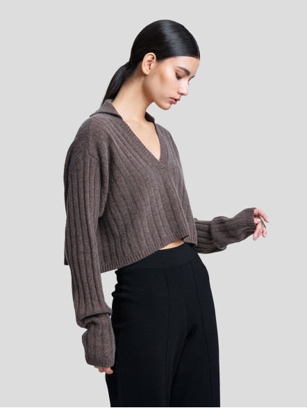 Cropped Knit Jumper Cropped Knit Jumper