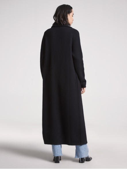 Maxi-length Knitted Yak Wool Cardigan Maxi-length Knitted Yak Wool Cardigan