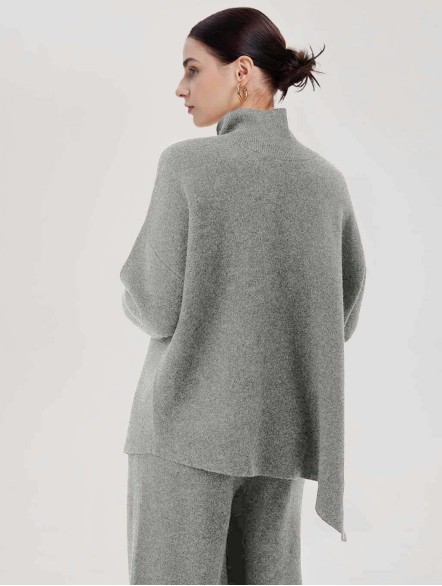 Slash Hem Sweater Slash Hem Sweater