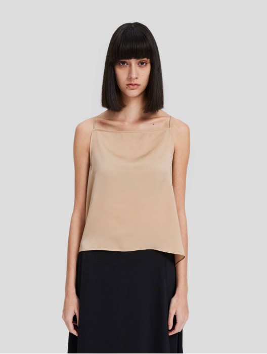 Square Neck Flared Cami Top