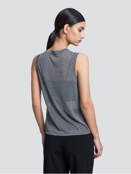 See-Through Knit Tank Top See-Through Knit Tank Top
