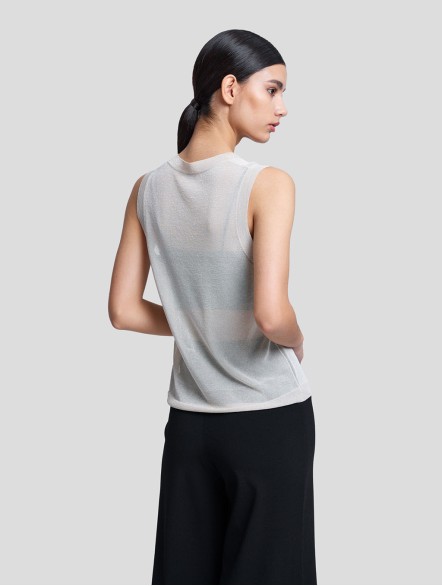 See-Through Knit Tank Top See-Through Knit Tank Top