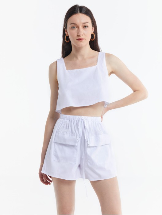 Strap Top & Shorts Set