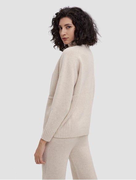 Half Turtleneck Yak Wool Sweater Half Turtleneck Yak Wool Sweater
