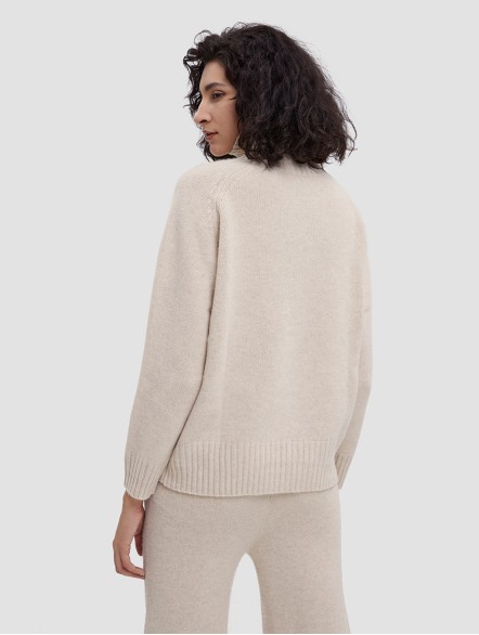 Half Turtleneck Yak Wool Sweater Half Turtleneck Yak Wool Sweater