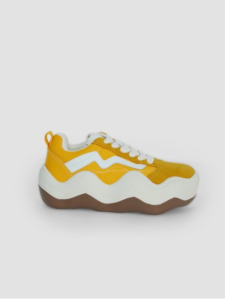 Frosted Leather Thick Bottom Non-slip Muffin Sneakers Frosted Leather Thick Bottom Non-slip Muffin Sneakers