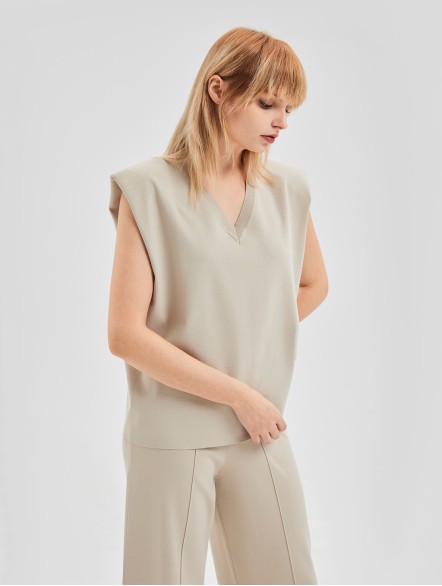 Padded Shoulder Tank Top Padded Shoulder Tank Top