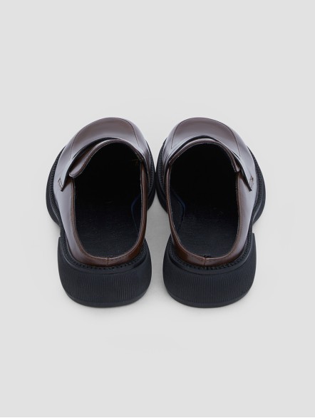 Stitching Penny Loafer Mules Stitching Penny Loafer Mules
