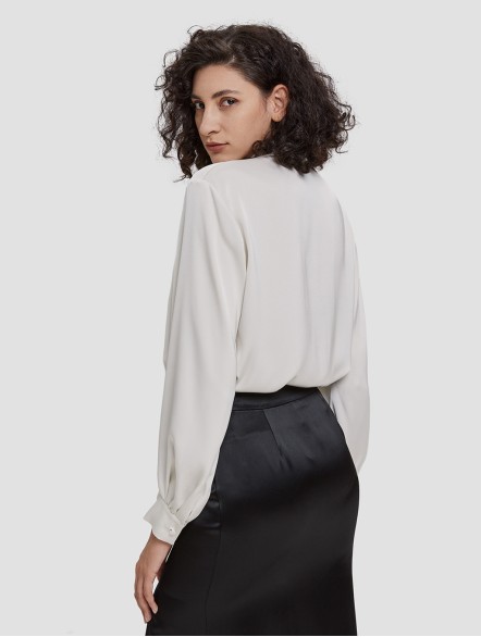 Cowl Neck Satin Blouse Cowl Neck Satin Blouse