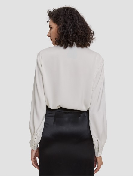 Cowl Neck Satin Blouse Cowl Neck Satin Blouse