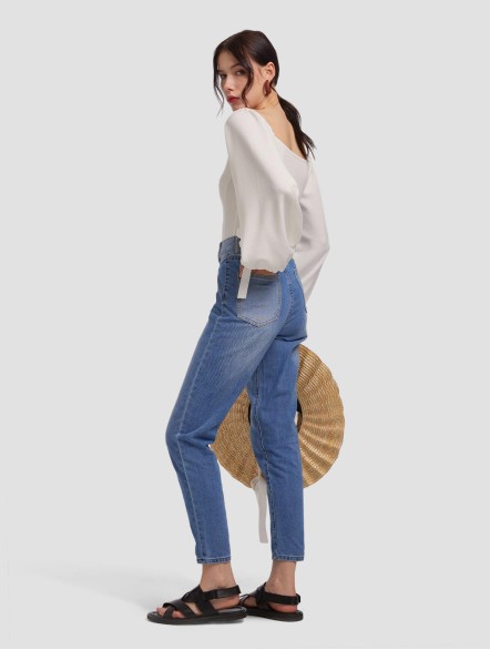 One Shoulder Lantern Sleeve Shirt One Shoulder Lantern Sleeve Shirt