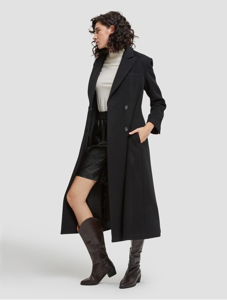 Maxi Straight Wool Coat Maxi Straight Wool Coat