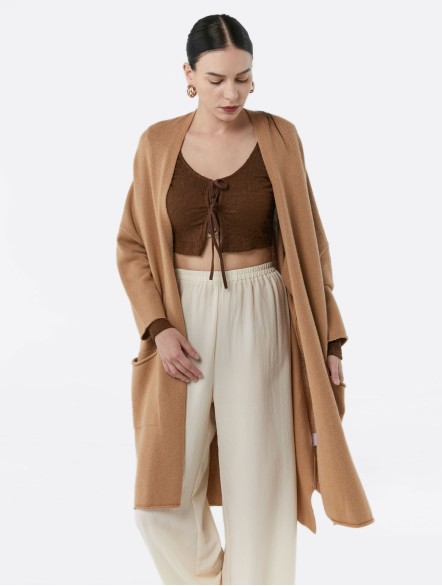 Slouchy Long Wool Cardigan Slouchy Long Wool Cardigan