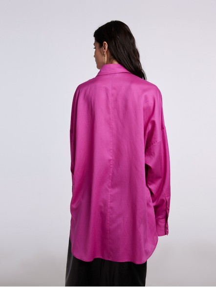 Draped Long-sleeves Shirt Draped Long-sleeves Shirt