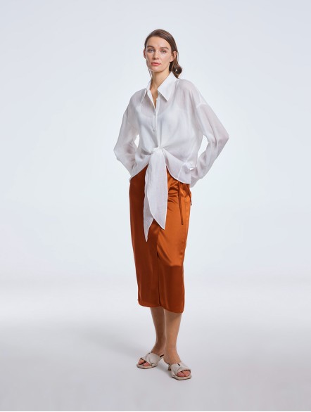 Drapey Shirt With Knot Drapey Shirt With Knot