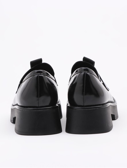 Muffin thick-soled leather shoes Muffin thick-soled leather shoes