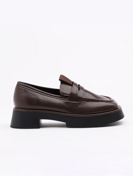Muffin thick-soled leather shoes Muffin thick-soled leather shoes