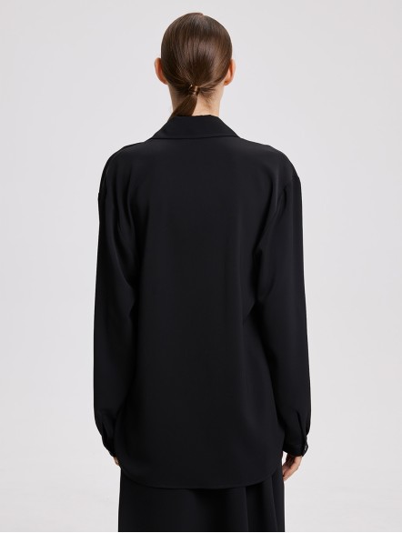 Drawstring-Neck Shirt Drawstring-Neck Shirt