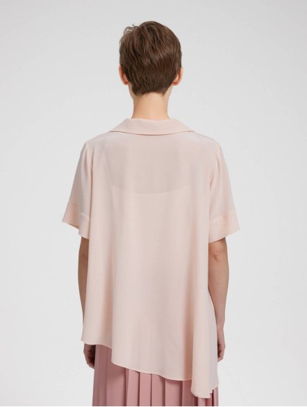 Short Sleeve Silk Top Short Sleeve Silk Top