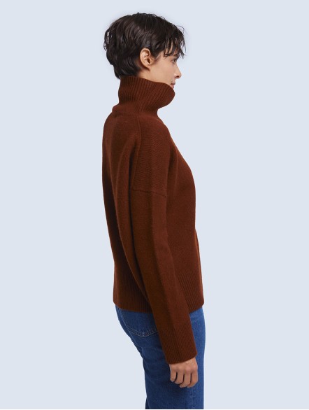 Turtleneck Yak Wool Pullover Sweater Turtleneck Yak Wool Pullover Sweater