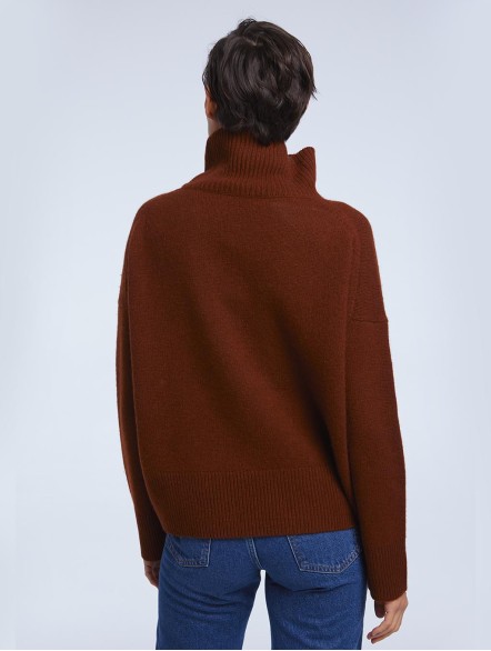 Turtleneck Yak Wool Pullover Sweater Turtleneck Yak Wool Pullover Sweater