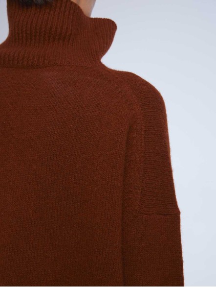 Turtleneck Yak Wool Pullover Sweater Turtleneck Yak Wool Pullover Sweater