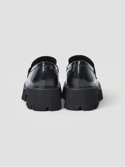 Shiny Leather Penny Loafers Shiny Leather Penny Loafers