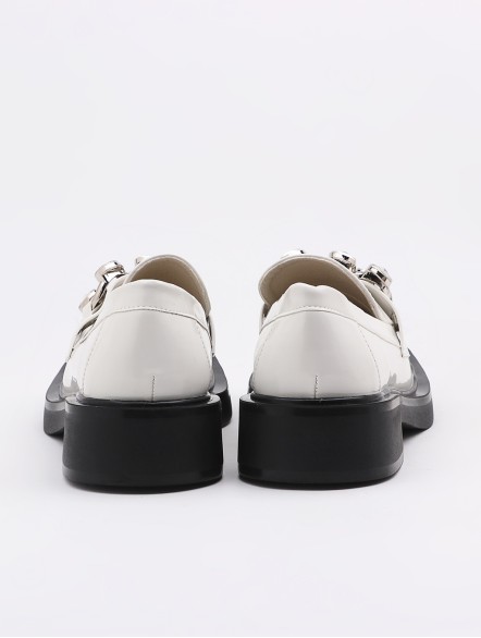 Rhinestone thick heeled single shoes Rhinestone thick heeled single shoes