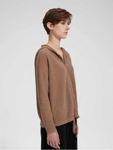 Zipper Slider Cashmere Cardigan Zipper Slider Cashmere Cardigan