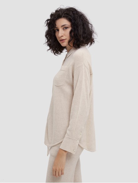 Lapel Yak Wool Cardigan Sweater Lapel Yak Wool Cardigan Sweater