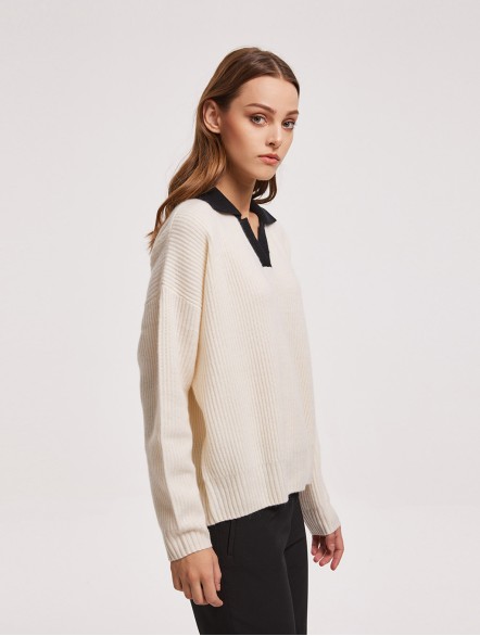 Open Collar Sweater Open Collar Sweater