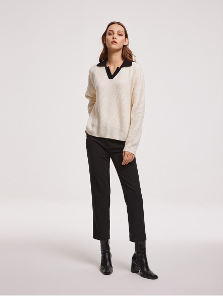 Open Collar Sweater Open Collar Sweater