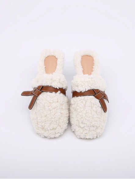 Teddy Texture Flats