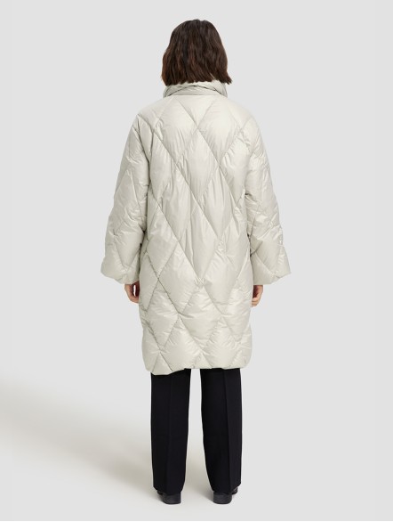 Knee-length Scarf Cocoon Coat Knee-length Scarf Cocoon Coat